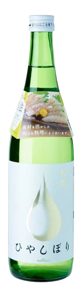 Konishi Silver Ginjo Hiyashibori Nama-chozo Sake